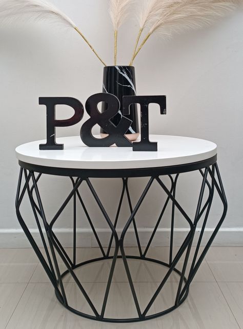 Mesa de Centro Rombal Black 60 cm diámetro-1