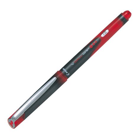 Lápiz Vball Grip 1.0mm Rojo Pilot-0