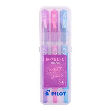 Set 3 Lápices Gel Gtec Maica 0.4mm (04) Pilot-0