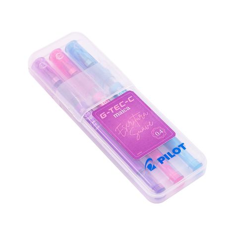 Set 3 Lápices Gel Gtec Maica 0.4mm (04) Pilot-1