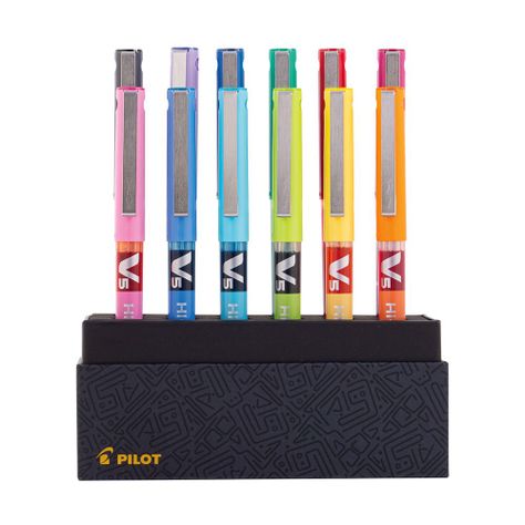 Set 12 Lápices Tinta Hi-Tecpoint 0.5mm Pilot-1