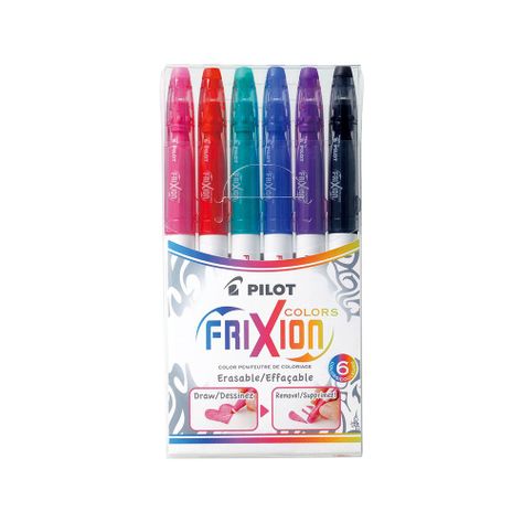Set 6 Marcadores Frixion Colors Pilot-0