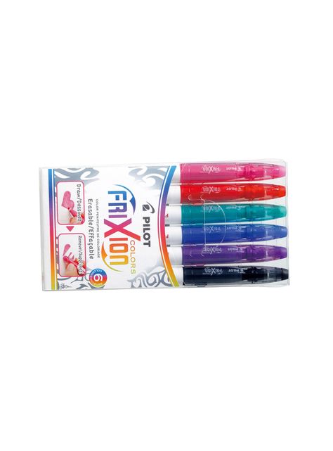 Set 6 Marcadores Frixion Colors Pilot-1