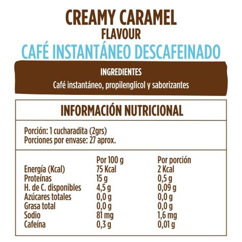 Café BEANIES Descafeinado Creamy Caramel -3