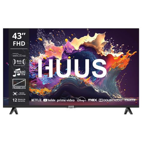 Led 43" HUUS Smart TV FHD WebOS Powered By LG-1