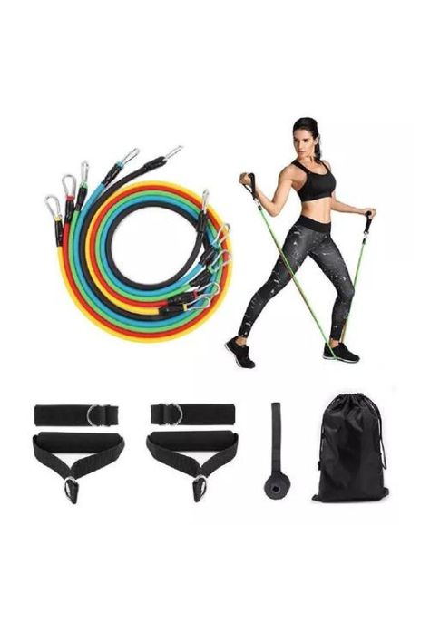 Pack Set de Ligas de Ejercicios + Bandas de Resistencia, Fit-4
