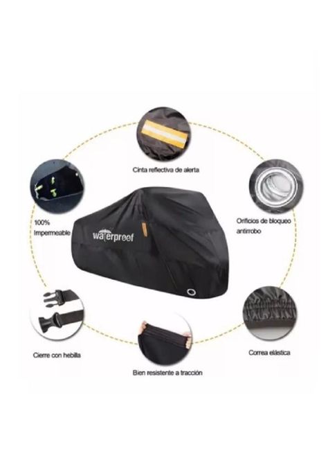 Cobertor funda cubre bicicleta impermeable protector 110x200-2