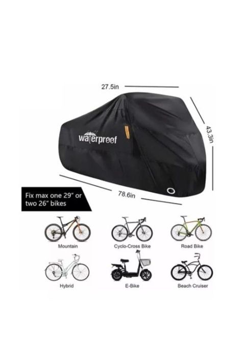 Cobertor funda cubre bicicleta impermeable protector 110x200-4