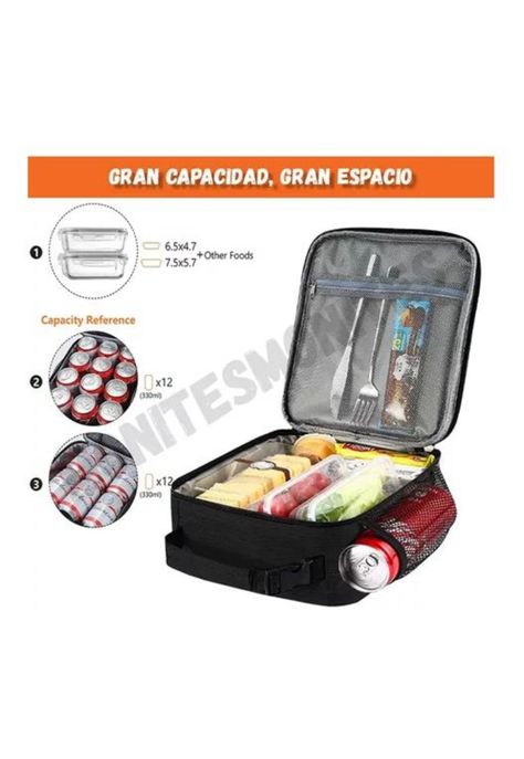 Lonchera Térmica Portátil para Hombre - Bolsa del Almuerzo-2