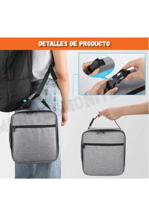 Lonchera Térmica Portátil para Hombre - Bolsa del Almuerzo-6