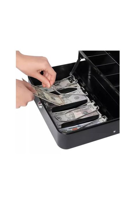 Caja fuerte de seguridad metálica para dinero con llaves ...-2