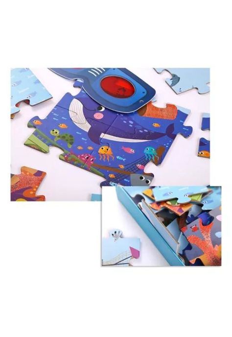 Puzzle "El océano secreto", Mideer, rompecabezas, color azul-2