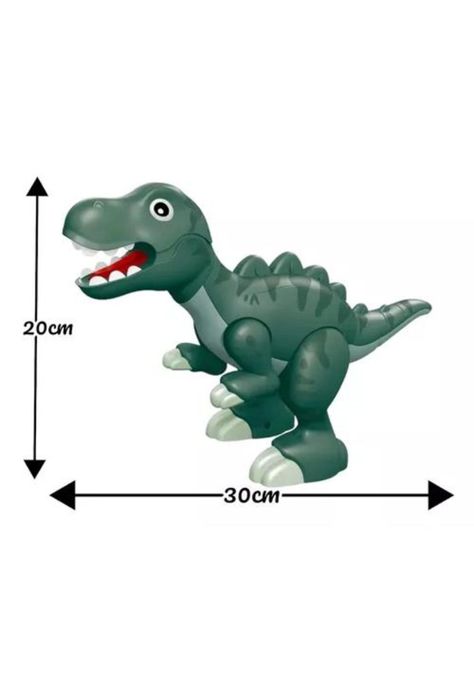 Dinosaurios pequeños de construcción magnéticos para niños verde-5