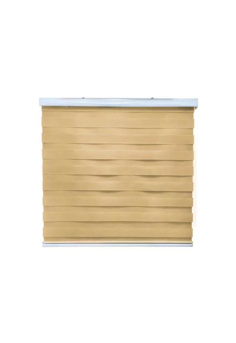 Cortina Roller Duo Zebra Día Noche 150x200cm Beige Jaspeado-0