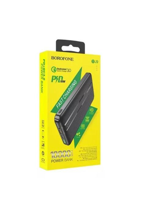 Cargador portátil PD 20W/10,000 mAh BJ9, color negro-0