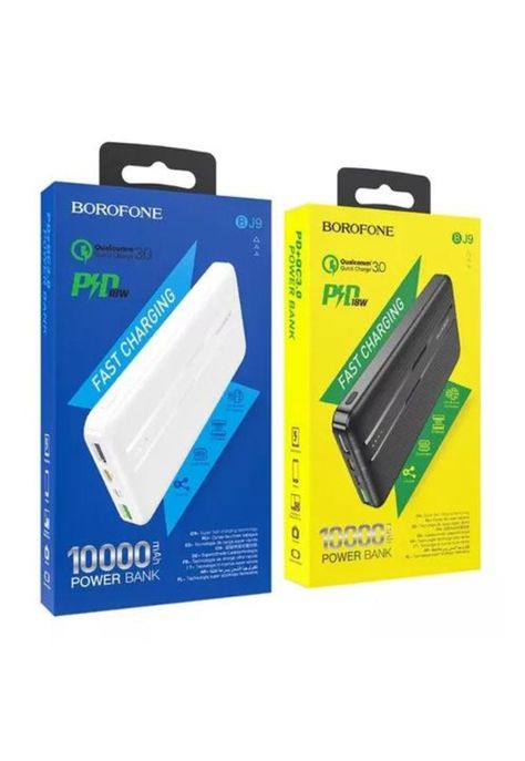 Cargador portátil PD 20W/10,000 mAh BJ9, color negro-1