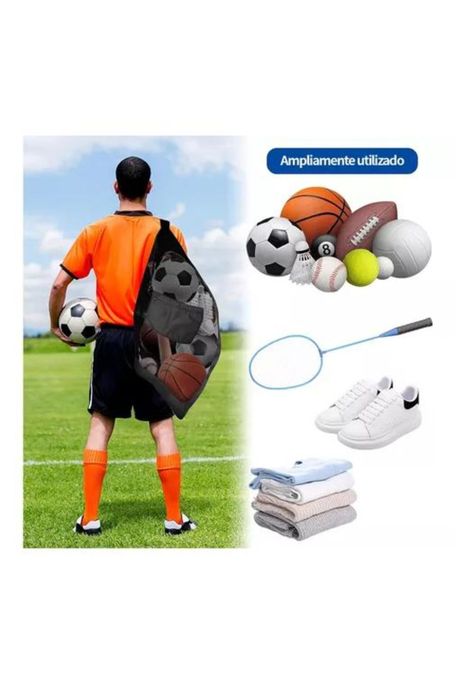 Traslado de balones, porta balones negro-5