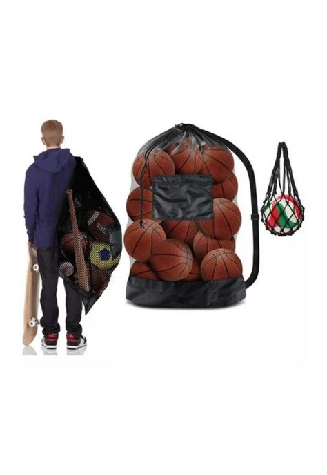 Traslado de balones, porta balones negro-6