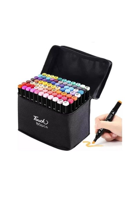 Set Rotuladores Doble Punta Para Colorear 80pcs Multicolor-2