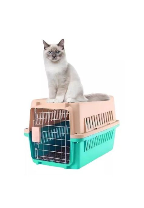 Caja transportadora para perro canil multicolor-1
