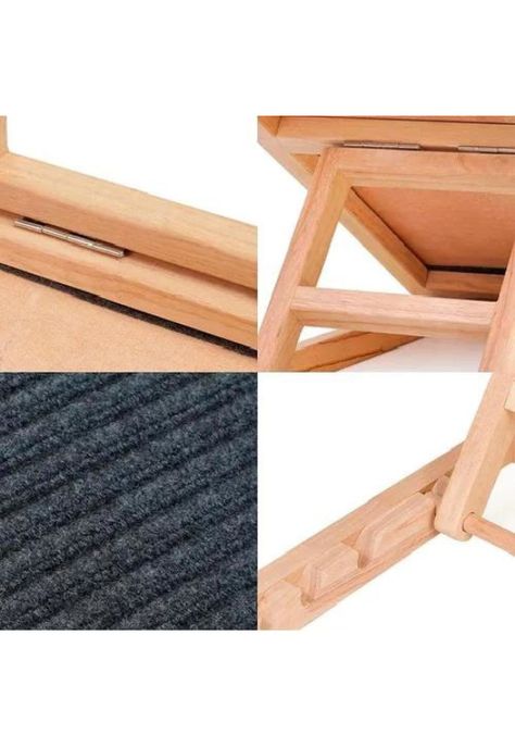 Escalera de madera para mascotas, perros y gatos-6