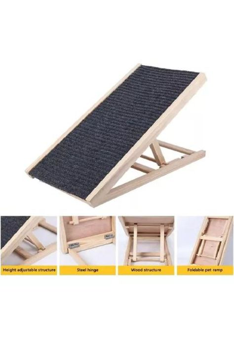 Escalera de madera para mascotas, perros y gatos-9