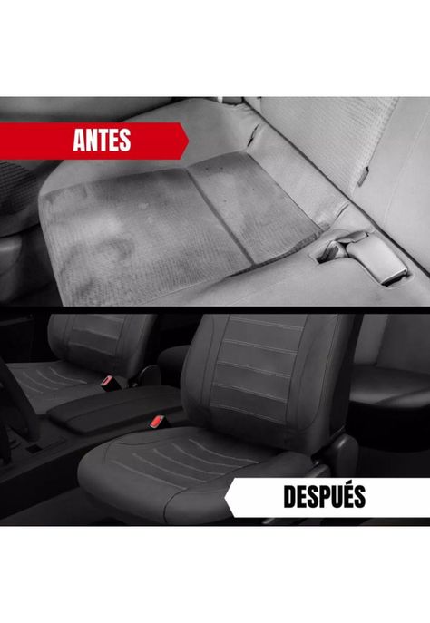 Funda cubre asiento auto universal ecocuero Grand Prix, color negro-2