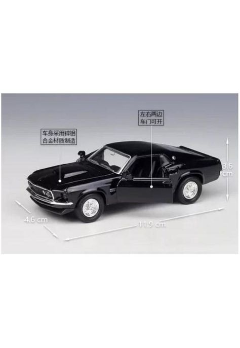 Auto De Colección Fordmustang Boss429 Año 1969 Escala 1:36-1