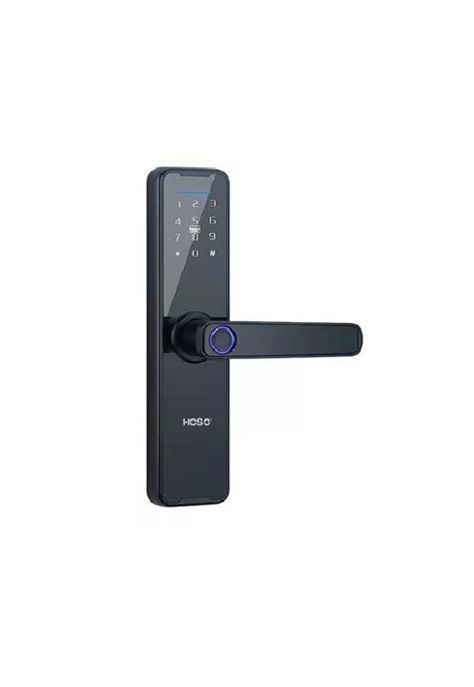 Cerradura Inteligente Digital Eléctrica Tuya App Con Wifi Negra-0
