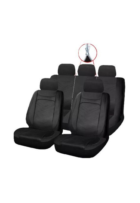 Funda cubre asiento Galanta luxury 4.8mm 18D foam, color negro-1