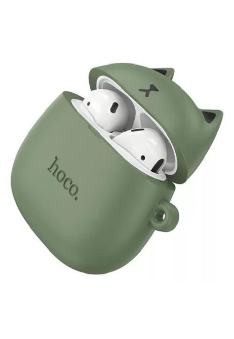 Audífonos Hoco EW45 in ear Bluetooth TWS caramel cat verde-0
