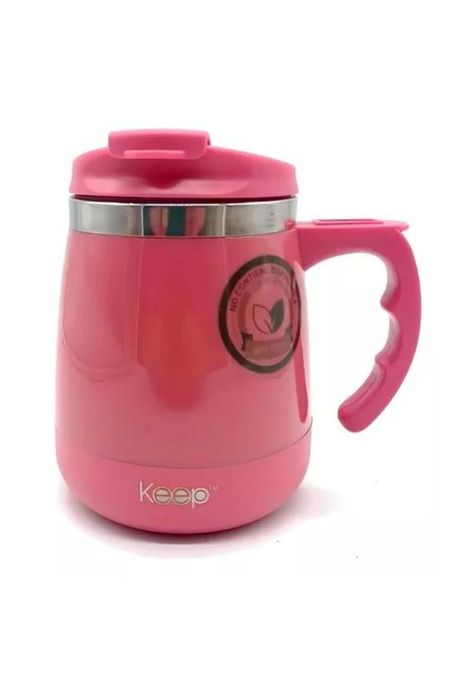 Taza Térmica Keep Indoor - Color Rosa, 400 mL-2
