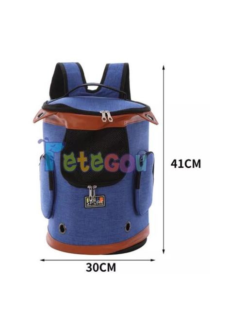 Mochila transpirable para mascotas violeta-1