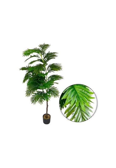 Planta Decorativa Artificial Hojas Grandes 1.50m-1