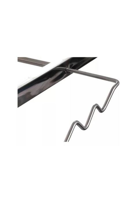 Tendedero plegable acero inoxidable, color gris-3