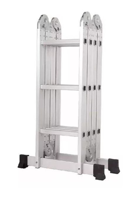 Escalera multifuncional 12 peldaños 4x3 color metal-2
