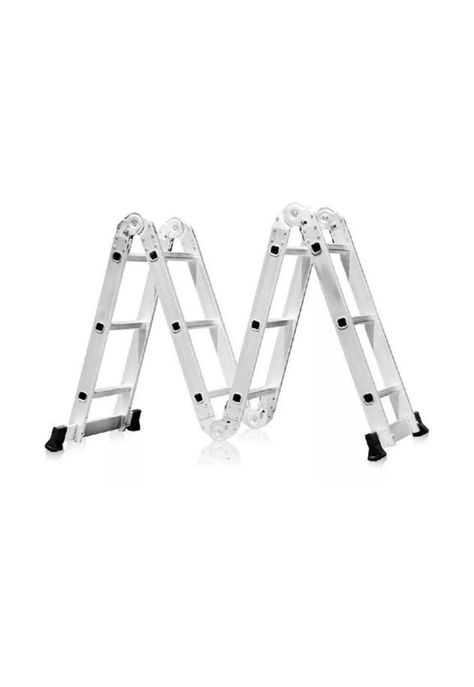 Escalera multifuncional 12 peldaños 4x3 color metal-3