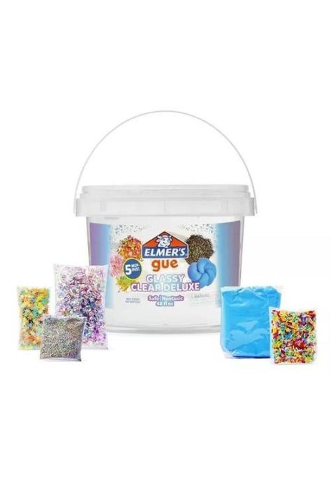 Kit de slime listo para usar Elmer's balde 1.41 L con 5 toppings-0