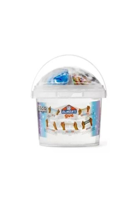 Kit de slime listo para usar Elmer's balde 1.41 L con 5 toppings-1