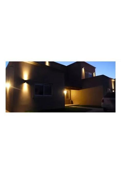 Aplique LED doble, 2x5W, luz cálida 3000K, color gris-3