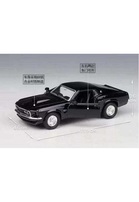 Auto De Colección Fordmustang Año 1969 Escala 1:36-1