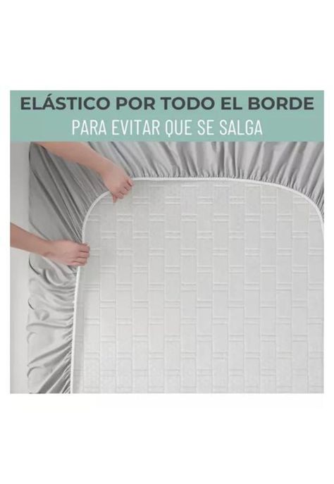 Sábana 1800 Ultra Suave + Funda Bordada - King Grey-3