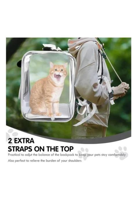 Bolso mochila porta perros jaula transporte perros y gatos negro-2