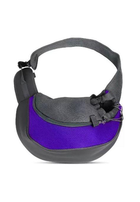Bolso transportador de gatos mochila para perros pequeños morado-3