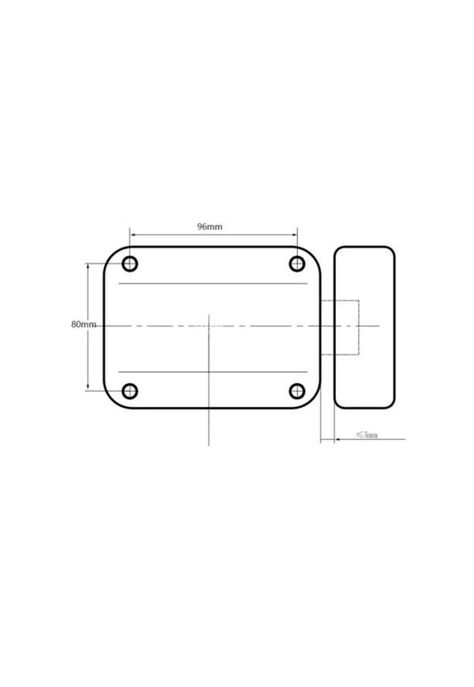 Cerradura Inteligente Inalámbrica de Control Remoto 3 Llaves Negra-3