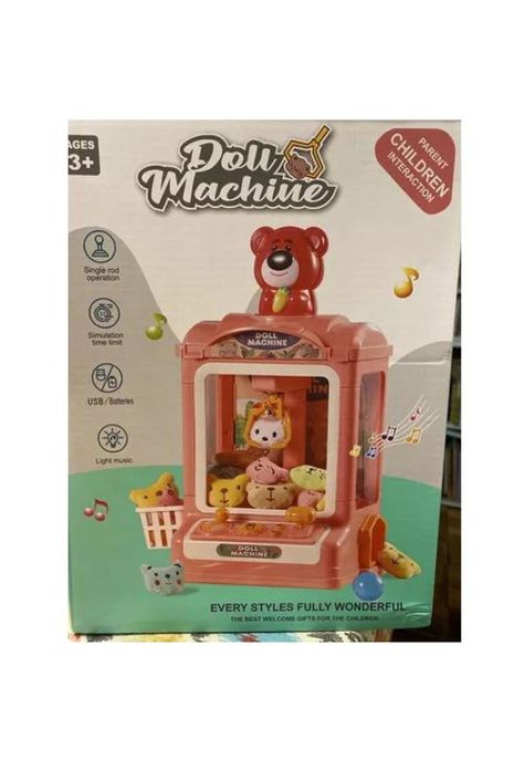 Juguete Mini Máquina Saca Peluche - Garra Premio Machine-3