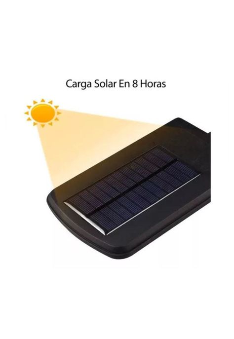 Pack 4 foco solar led exterior con sensor de movimiento negro-5