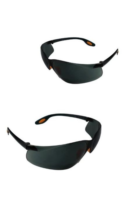 Lentes/antiparras de seguridad protección UV profesionales, negros-1
