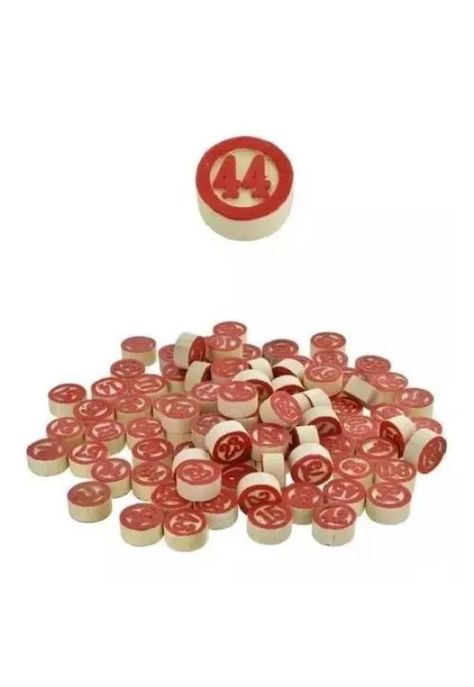 Juego de lotería, bingo clásico con números de madera-1