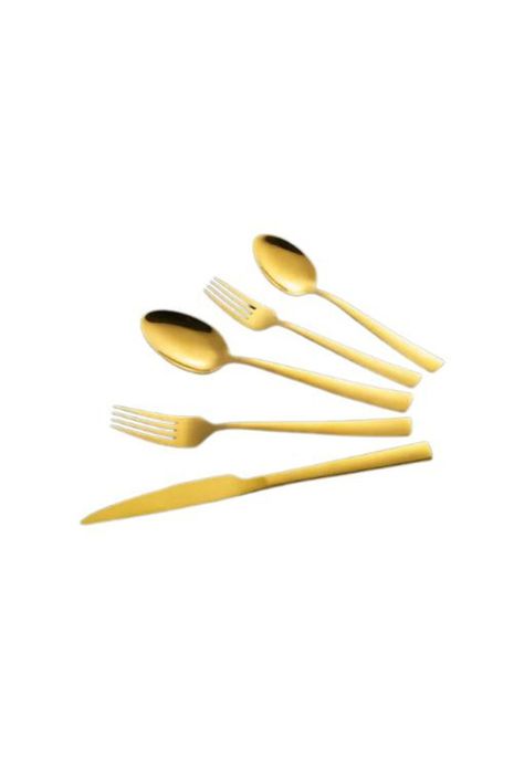Cuchilleria dorado para cocina hogar-0